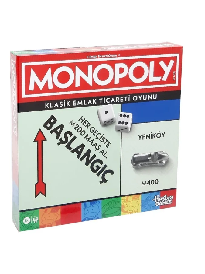 Hasbro Monopoly Klasik Emlak Ticareti Oyunu G0009