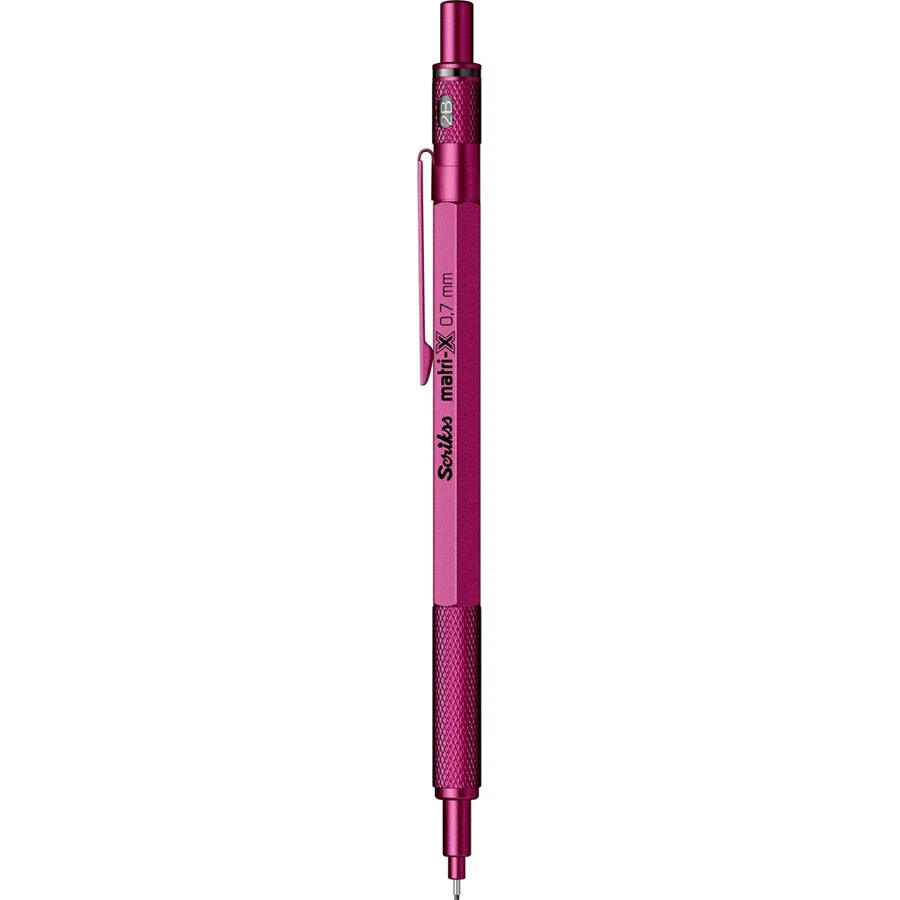Scrikss Matri-x Mekanik Versatil Kalem 0.7 Metalik Pembe