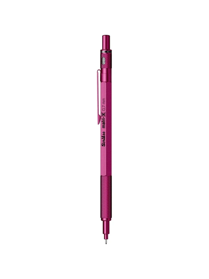 Scrikss Matri-x Mekanik Versatil Kalem 0.7 Metalik Pembe