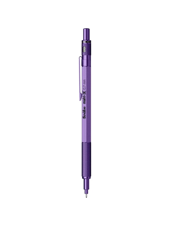 Scrikss Matri-x Mekanik Versatil Kalem 0.7 Metalik Mor