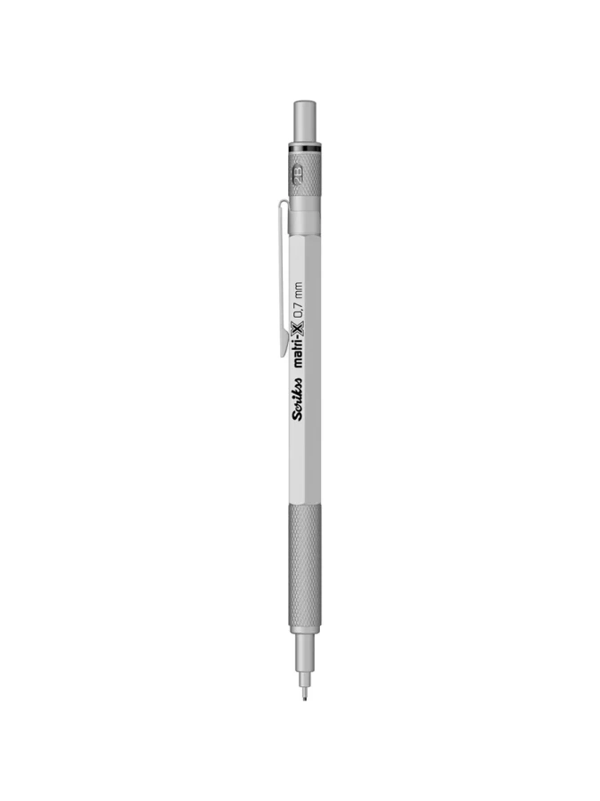 Scrikss Matri-x Mekanik Versatil Kalem 0.7 Açık Gri