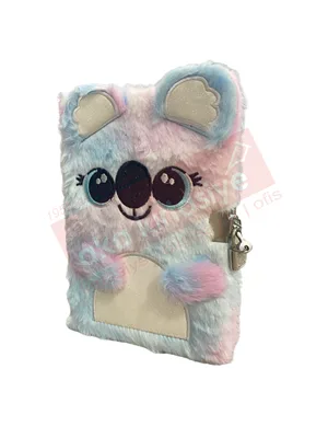 Misyon 15x21 Peluş Kilitli Hatıra Defteri Koala Msy-5649