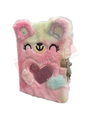 Misyon 15x21 Peluş Kilitli Hatıra Defteri Koala Msy-5649