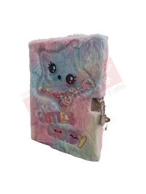 Misyon 15x21 Peluş Kilitli Hatıra Defteri Stella Msy-5648