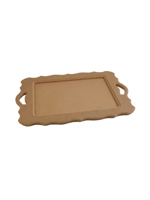 Aka Ahşap 49x34x1 Cm Tepsi Tp 40