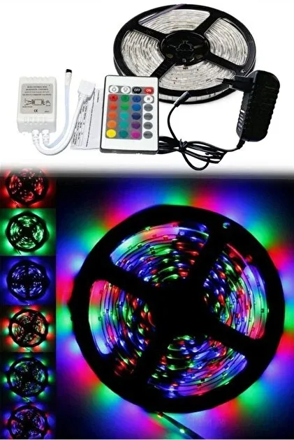 Panther 54 Led 5 Metre Rgb Kumandalı Şerit Led