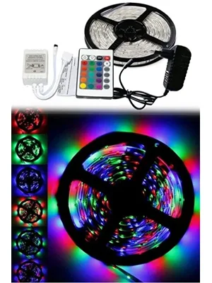 Panther 54 Led 5 Metre Rgb Kumandalı Şerit Led
