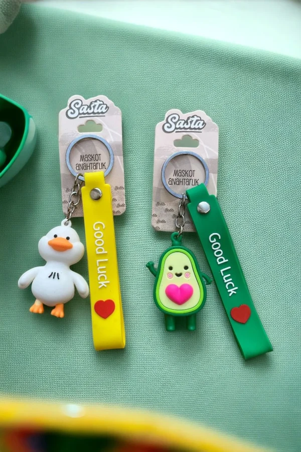 Sasta Silikon Maskot Anahtarlık 607503
