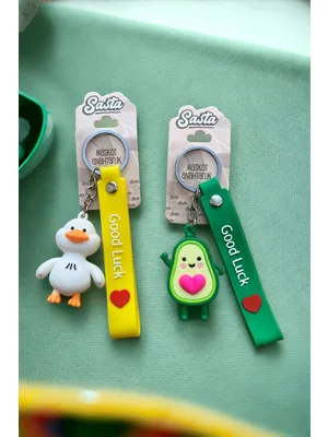 Sasta Silikon Maskot Anahtarlık 607503