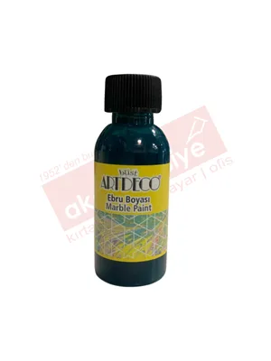 Artdeco 30 Ml Ebru Boyası 16b-d13 Yeşil