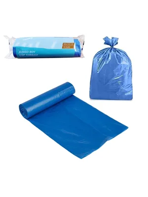 Umut 80x110 Cm Özel Jumbo Boy Çöp Poşeti Mavi 10"lu J-250
