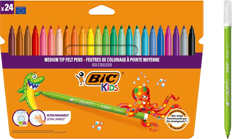 Bic Kıd Couleur Keçeli Boya Kalemi 24 Lü 8418005
