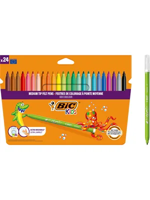 Bic Kıd Couleur Keçeli Boya Kalemi 24 Lü 8418005