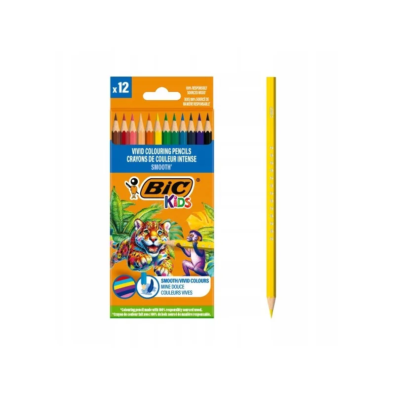 Bic Smooth' Kuruboya Kalemi 12 Li Tam Boy 525786