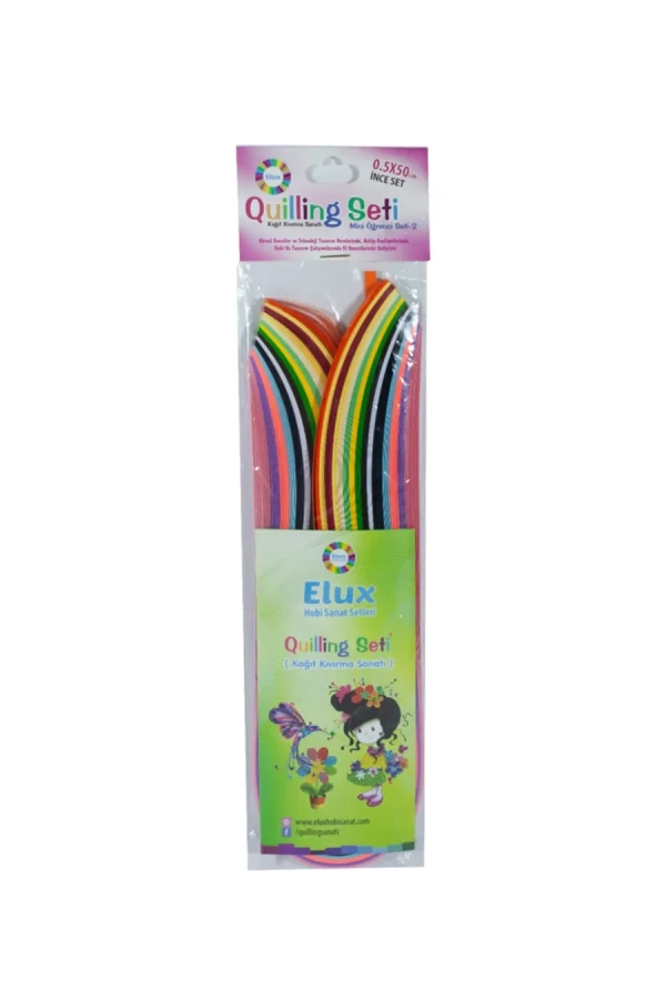 Elif 0.5x50 Cm 100 Adet Quilling Seti Ms-1923