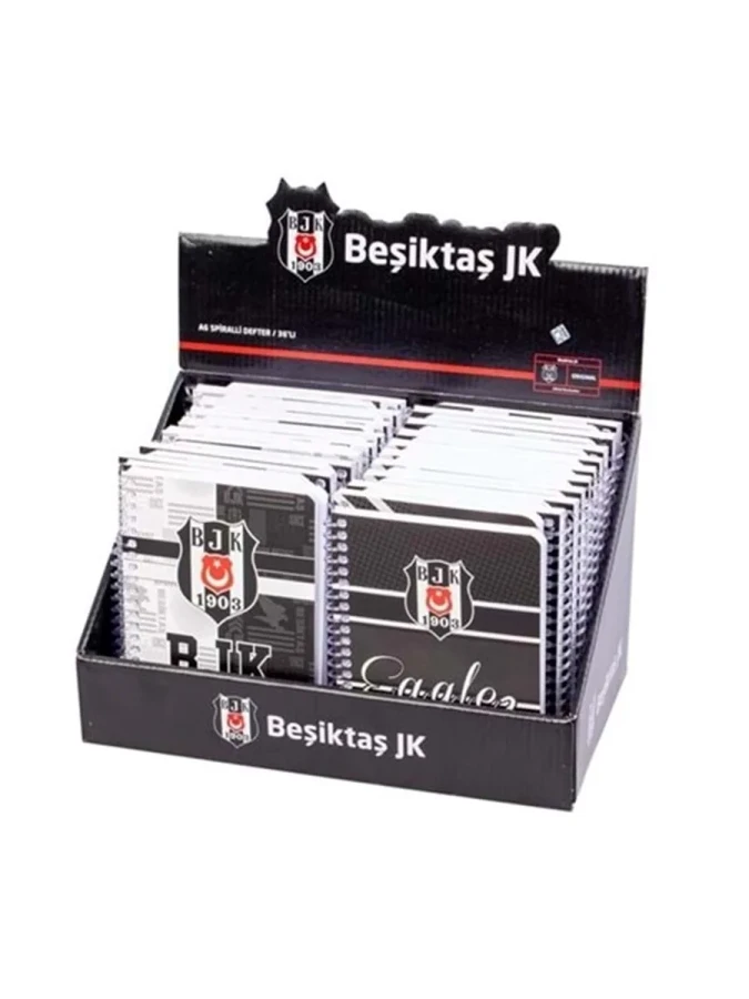 Timon Beşiktaş A6 Karton Kapak Spiralli Defter Çizgili 72 Yp 591711