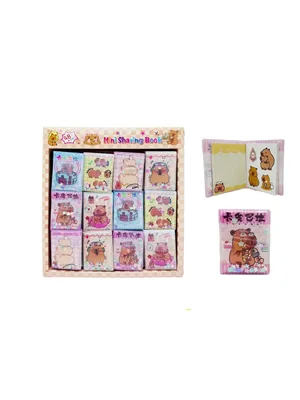 Labubu-capybara Mini Sulu Sticker Defteri Xm-b1\b2