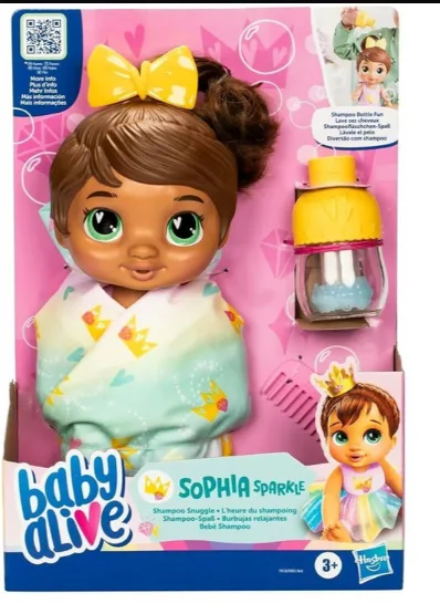 Hasbro Baby Alive Bebeğimle Şampuan Eğlencesi F9120