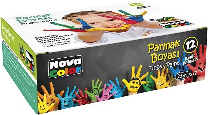 Nova Color 25 Ml Parmak Boyası 12 Renk Nc-460