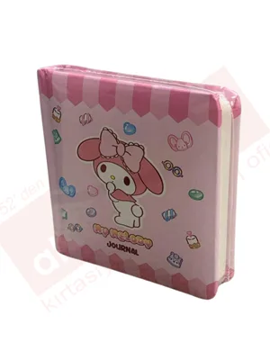 Victorias Journals 9x9 My Melody Çizgili Günlük 192 Sayfa 525-2010