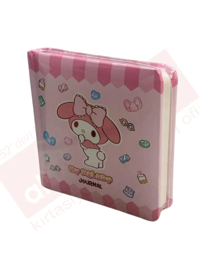 Victorias Journals 9x9 My Melody Çizgili Günlük 192 Sayfa 525-2010