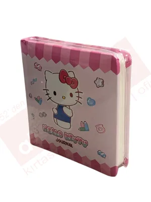 Victorias Journals 9x9 Hello Kitty Çizgili Günlük 192 Sayfa 525-2011