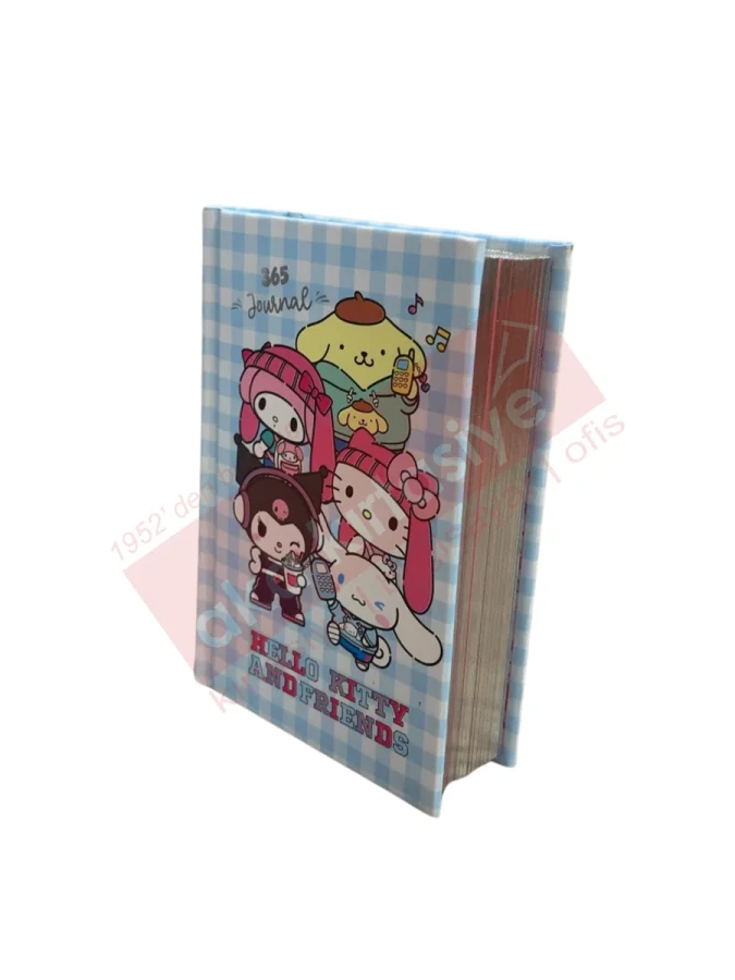 Victorias Journals A7 Hello Kitty And Friends Çizgili Günlük 368 Sayfa 525-1991