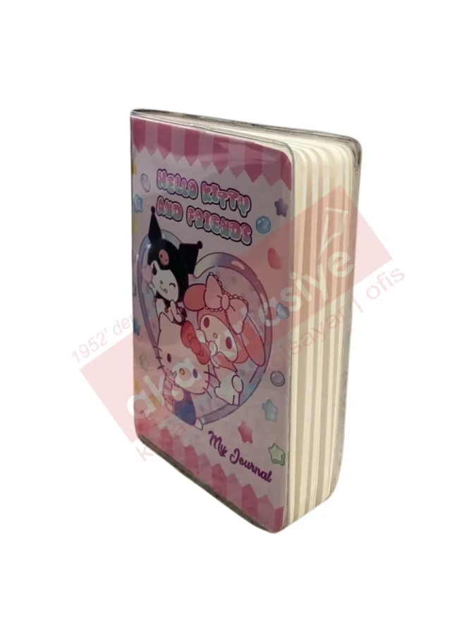 Victorias Journals A7 Hello Kitty And Friends Çizgili Günlük 128 Sayfa 525-1998