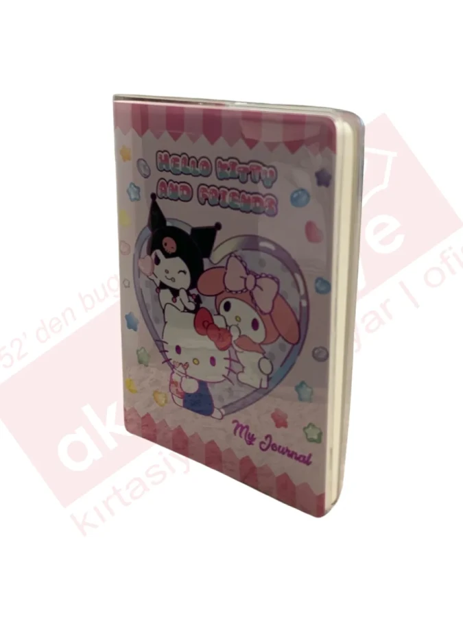 Victorias Journals A6 Hello Kitty And Friends Çizgili Günlük 128 Sayfa 525-2006