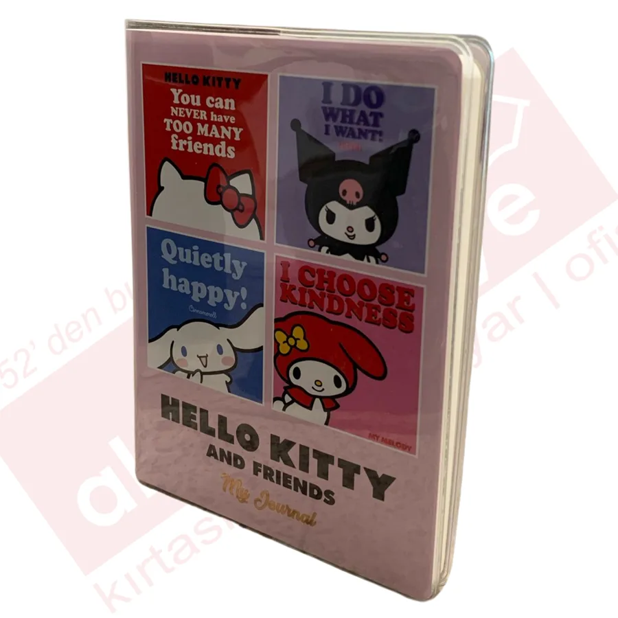 Victorias Journals A6 Hello Kitty And Friends Çizgili Günlük 128 Sayfa 525-2008