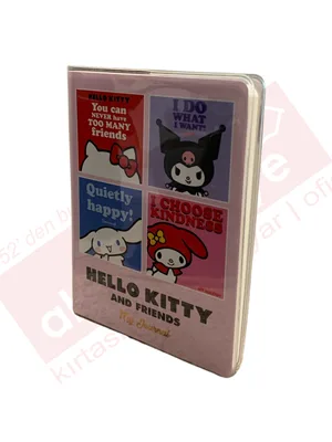 Victorias Journals A6 Hello Kitty And Friends Çizgili Günlük 128 Sayfa 525-2008