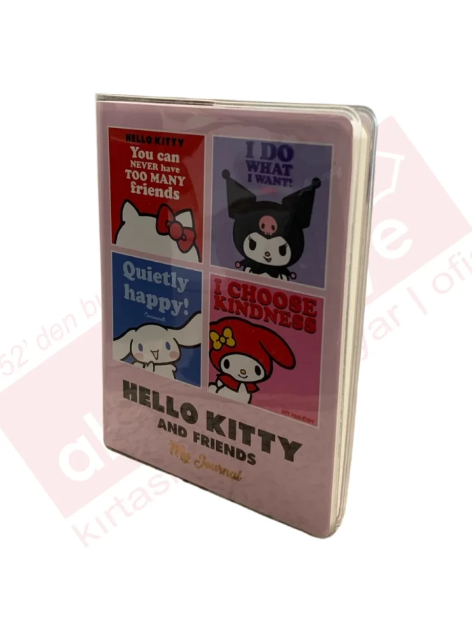 Victorias Journals A6 Hello Kitty And Friends Çizgili Günlük 128 Sayfa 525-2008