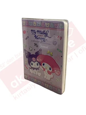 Victorias Journals A6 My Melody ve Kuromi Çizgili Günlük 128 Sayfa 525-2004