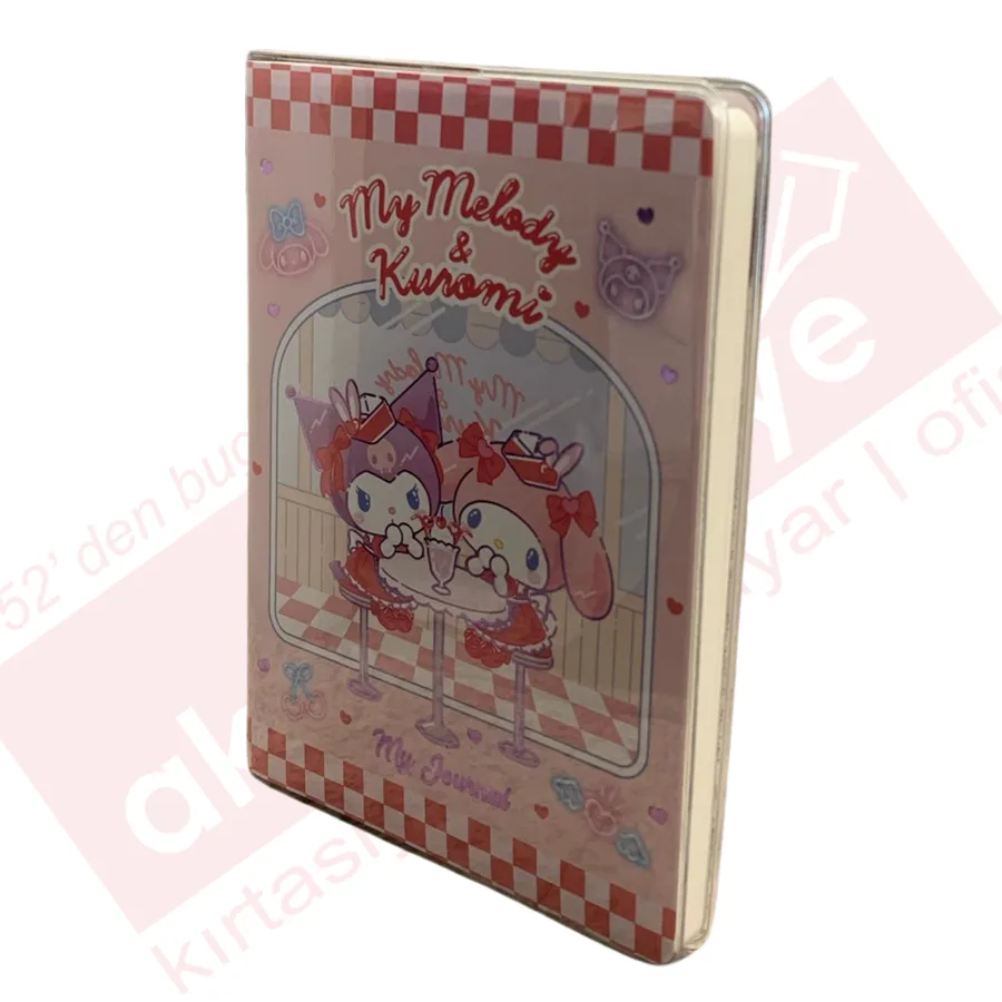 Victorias Journals A6 My Melody ve Kuromi Çizgili Günlük 128 Sayfa 525-2003