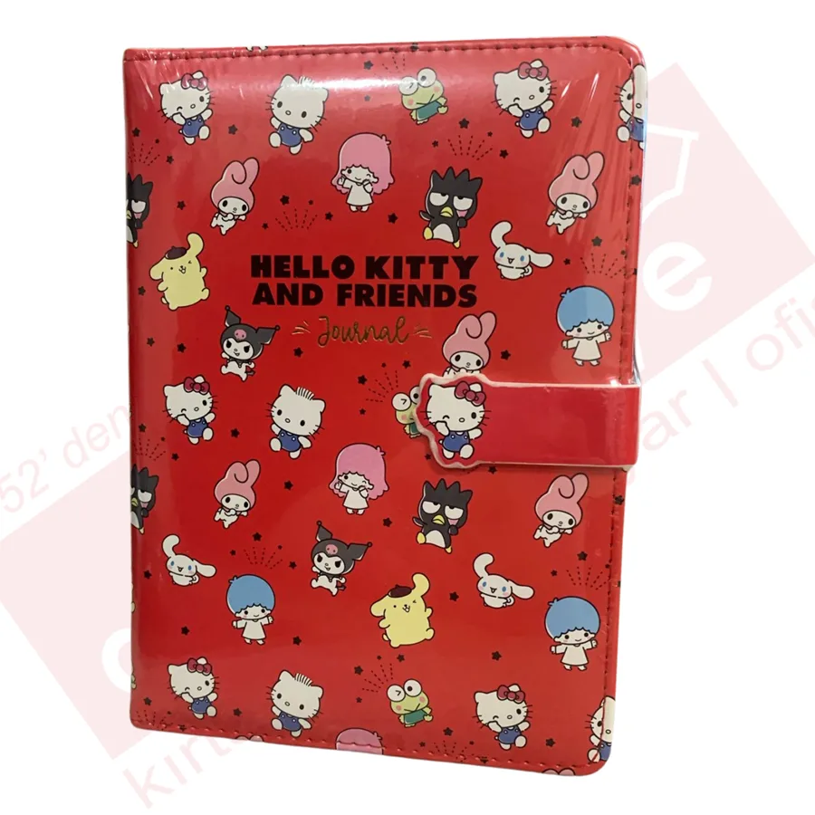Victorias Journals 13x18 Hello Kitty And Friends Çizgili Mık.günlük 224 Sayfa 525-2028