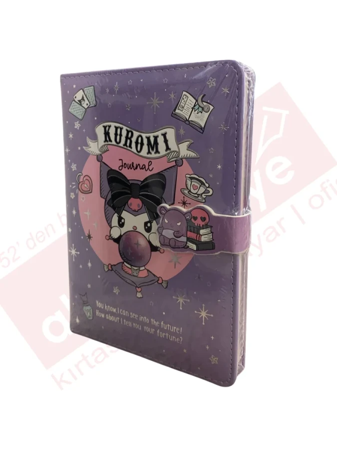 Victorias Journals 13x18 Kuromi Çizgili Mıknatıslı Günlük 224 Sayfa 525-2025