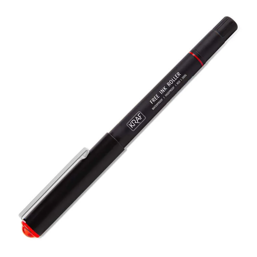 Kraf 0.7 Mm Roller Kalem Kırmızı 300g