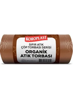Koroplast 80x110 Cm 27 Mic 440 Gr Sıfır Atık Plastik Atık Torbası 10"lu Sarı St01500533
