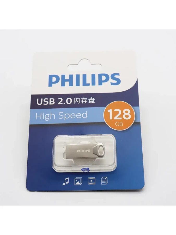 Philips 128gb Usb 2.0 Metal Flash Bellek