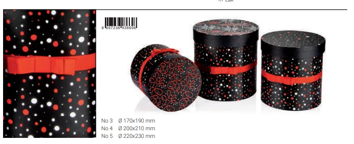 Gıpta Festive Silindir Hediye Kutusu No:3 Bx6696