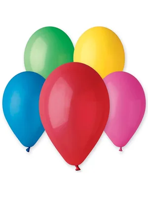 Gemar 13" Düz Renk Balon Karışık 100"lü