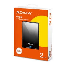 Adata Hv620s 2 Tb 2.5" Usb 3.2 Slim Siyah Harici Harddisk