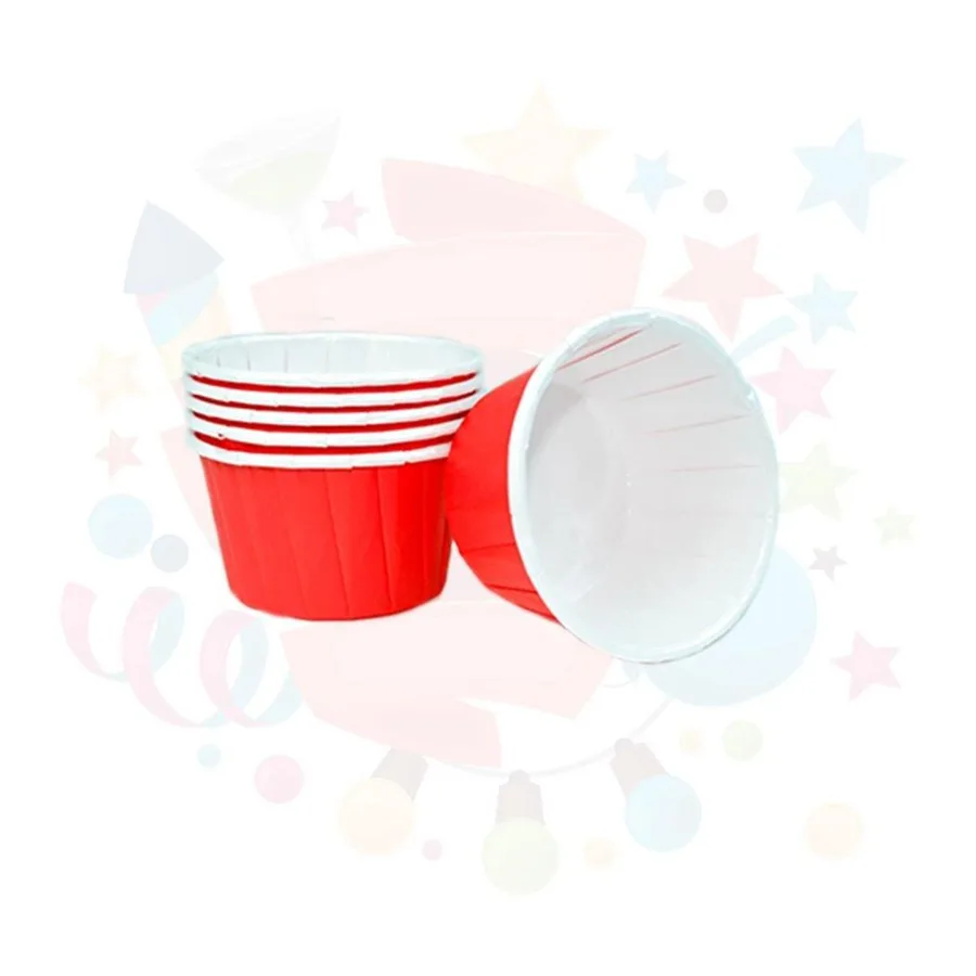 Nedi 40x60 Kağıt Cup Kek Kalıbı 25"li Kapsül No:4 Kırmızı 11934