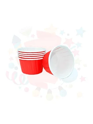 Nedi 40x60 Kağıt Cup Kek Kalıbı 25"li Kapsül No:4 Kırmızı 11934