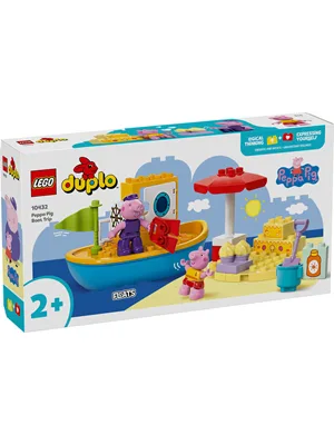 Lego Duplo Peppa Pig Tekne Gezisi Led10432