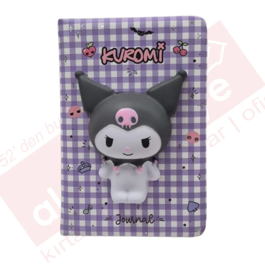 Victorias Journals A6 Kuromi Squishy Günlük 192 Sayfa 525-2079
