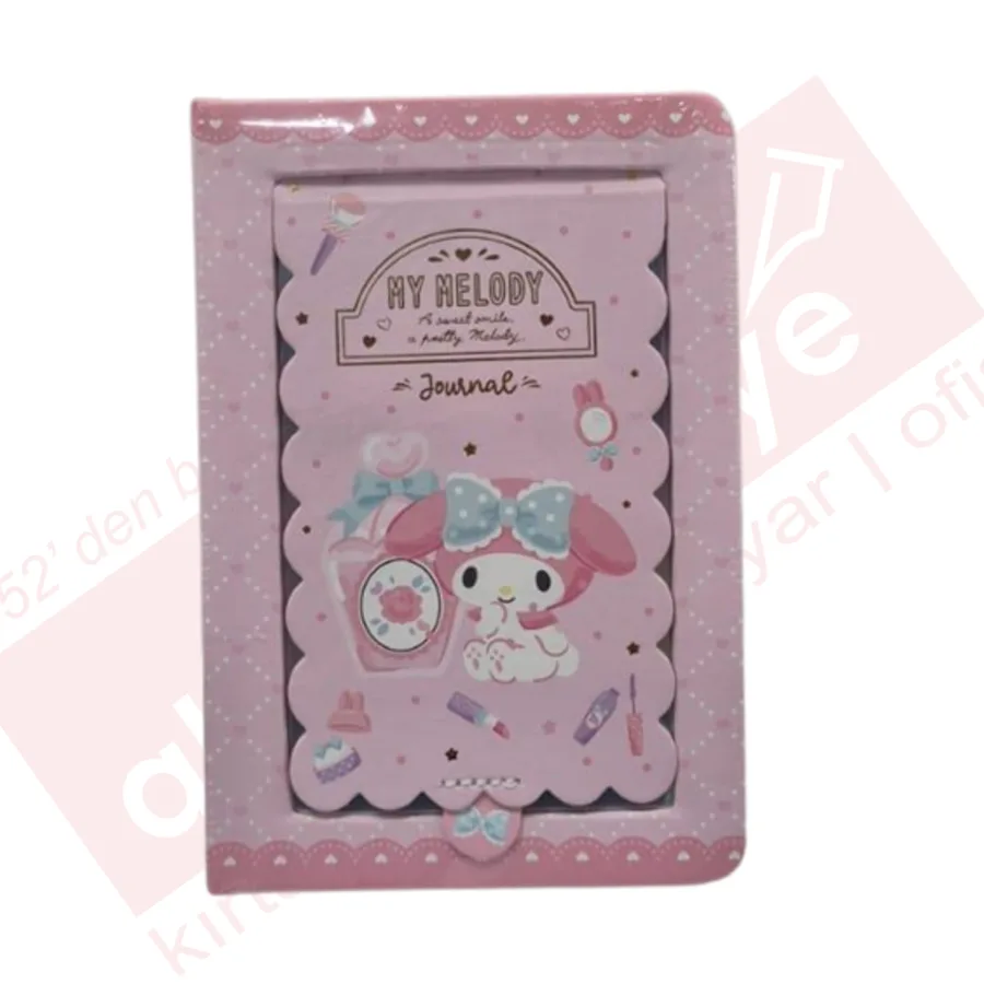 Victorias Journals A6 My Melody Sert Kapaklı Aynalı Günlük 192 Sayfa 525-2089