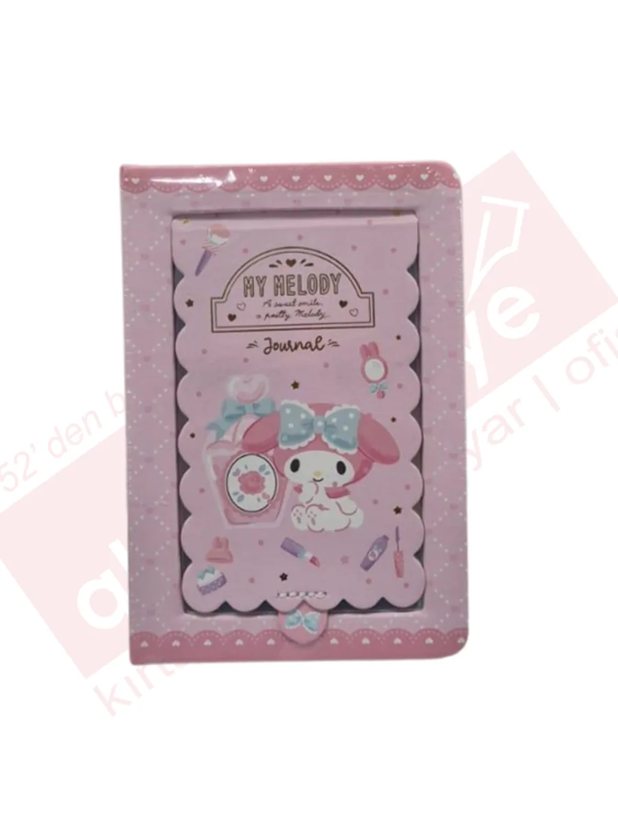 Victorias Journals A6 My Melody Sert Kapaklı Aynalı Günlük 192 Sayfa 525-2089