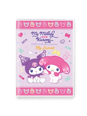 Victorias Journals A7 My Melody ve Kuromi Çizgili Günlük 128 Sayfa 525-1996