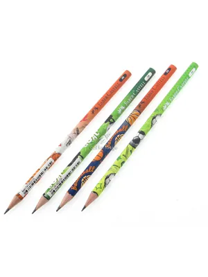 Faber Castell Desenli Spor 2b Kurşun Kalem 5244000060